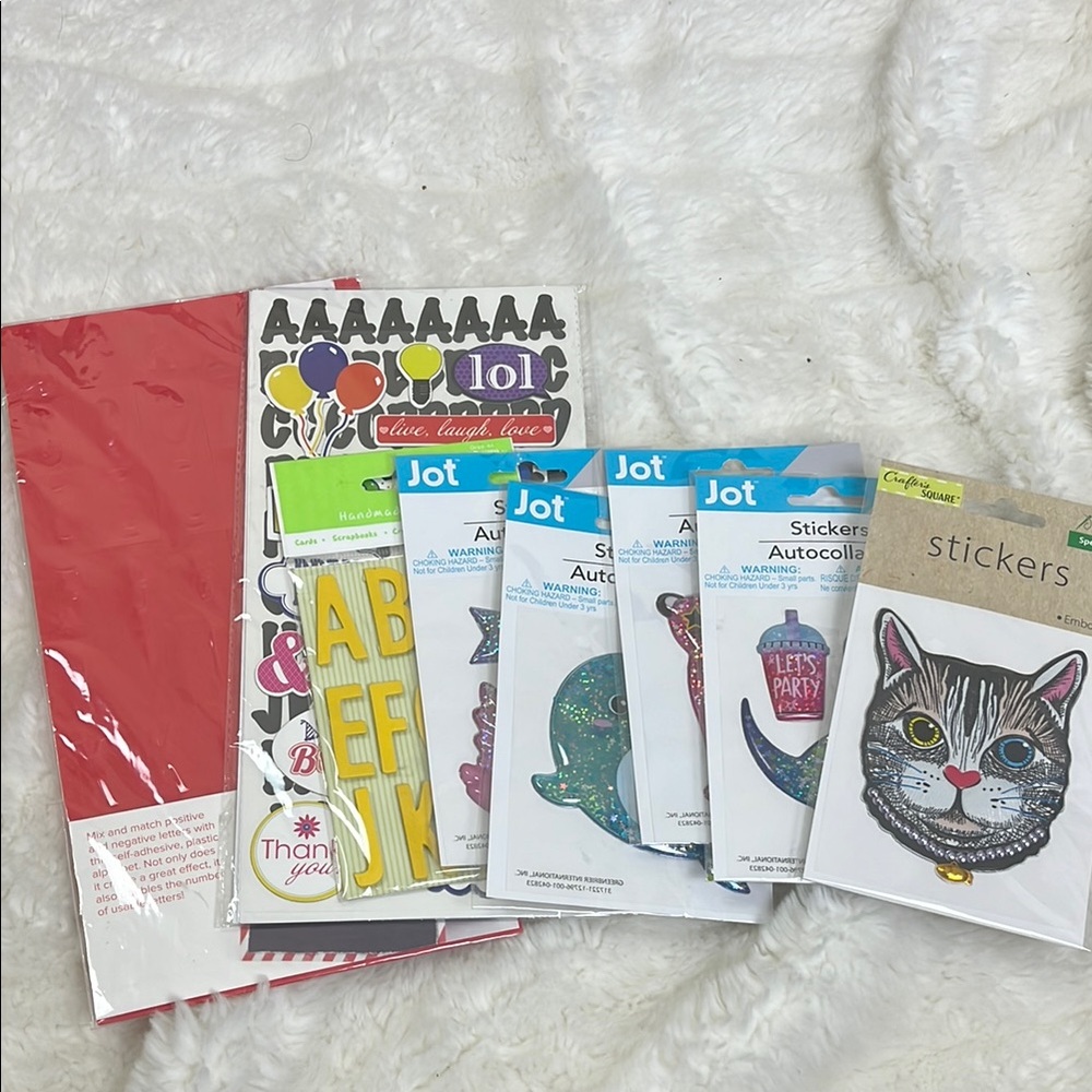 Bundle of Misc Stickers Unopened